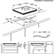 Плот за вграждане AEG IKB64413FB, Индукционен, 4 зони за готвене, Touch control, PowerBoost, Хронометър, 60 см, Черен