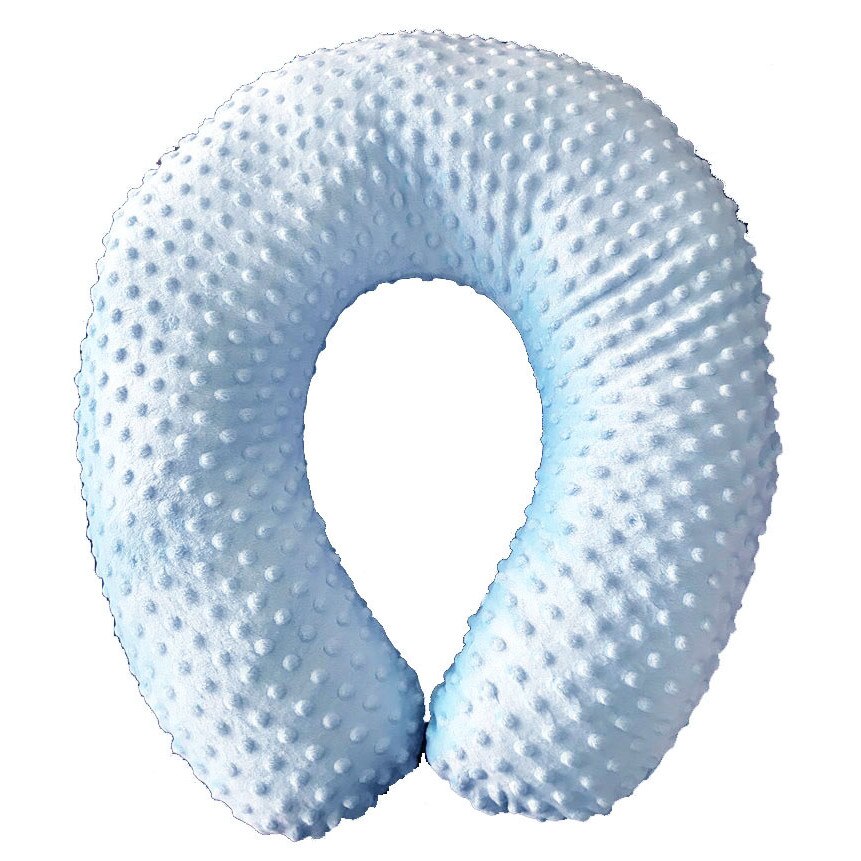 Perna de alaptat, minky, albastru deschis