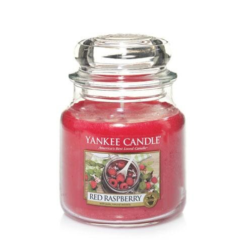 Lumanare Parfumata Borcan Mediu Red Raspberry, Yankee Candle