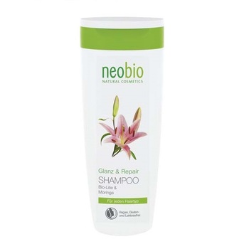 Sampon pentru repararea parului cu moringa 250 ml, Neobio Sampon pentru repararea parului cu moringa 250 ml, Neobio