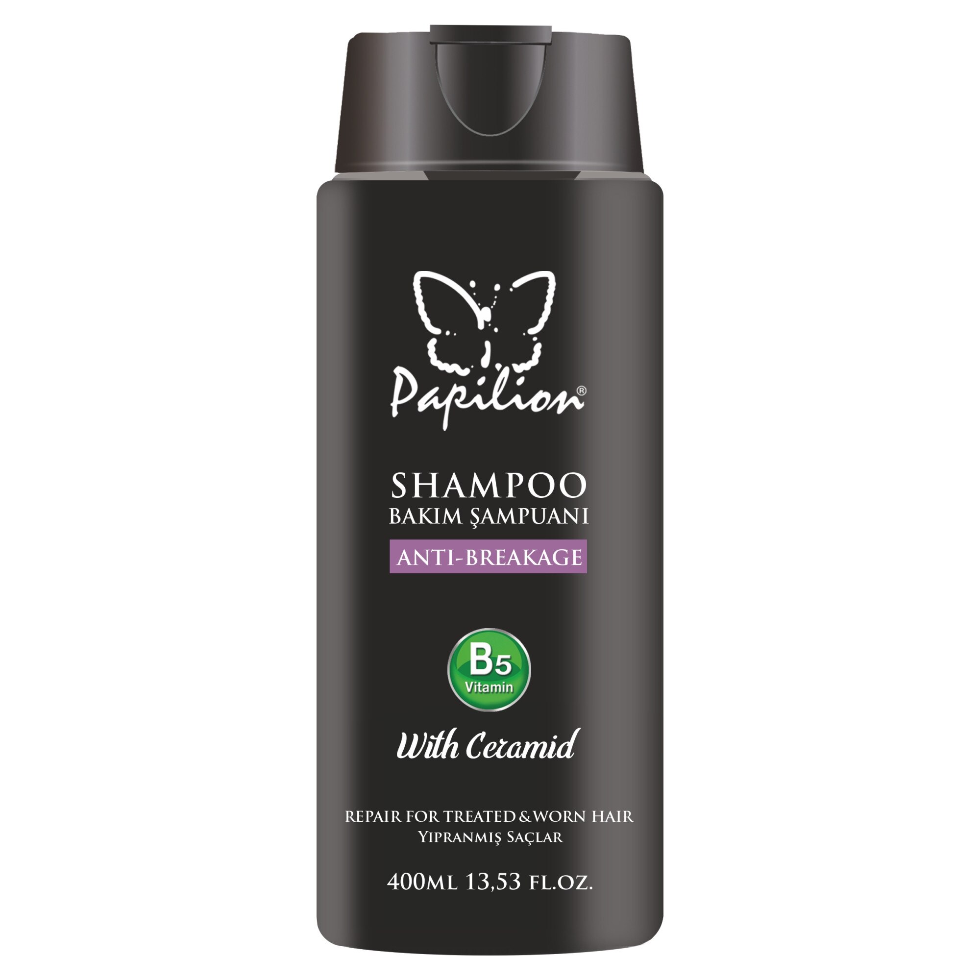 Sampon Papilion Anti-Breakage with B5 Vitamin & Ceramide, 400 ml