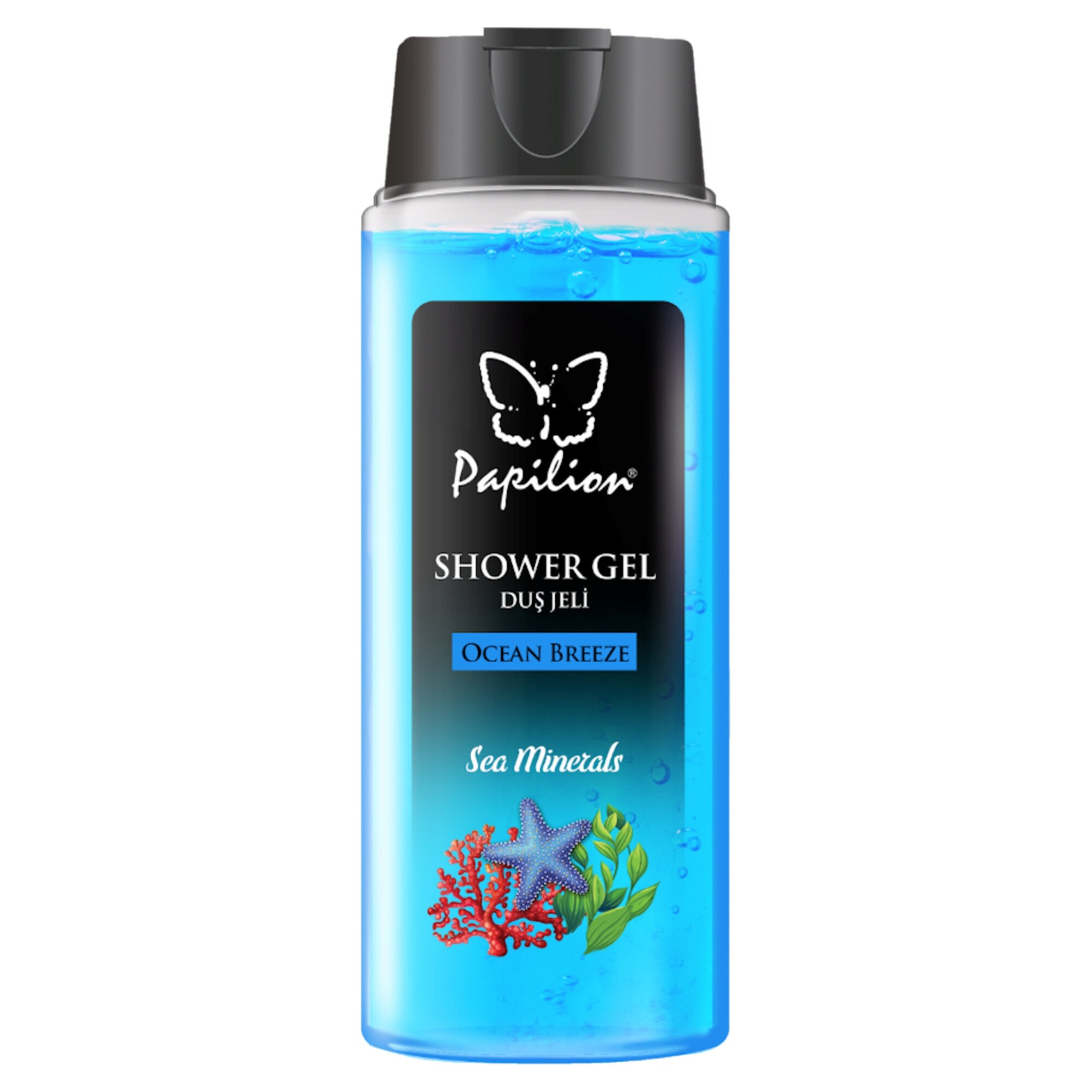 Gel de dus Papilion Ocean Breeze with Sea Minerals, 400 ml