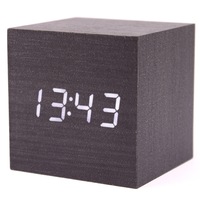 ceas digital cub lemn procart led alb senzor sunet alarma afisare temperatura si data negru imagen 30_0_
0