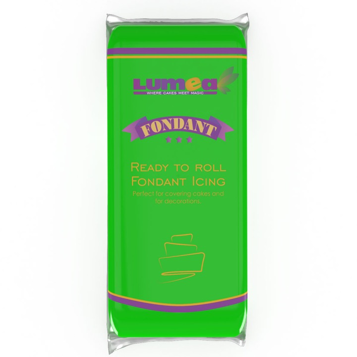 Fondant Verde, 1 kg - Lumea Basmelor