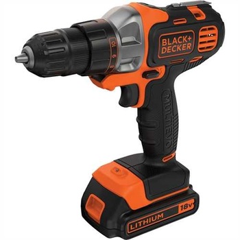 Masina de insurubat/gaurit Black+Decker MT218KB-QW MULTIEVO, 18V, 2 Akku x 1.5 Ah, 30 Nm, 1.0-10 mm, 1.46 kg + cutie de transport Masina de insurubat/gaurit Black+Decker MT218KB-QW MULTIEVO, 18V, 2 Akku x 1.5 Ah, 30 Nm, 1.0-10 mm, 1.46 kg + cutie de transport