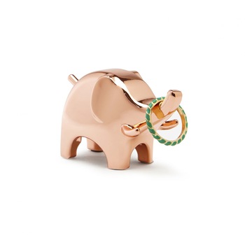 Suport bijuterii in forma de elefant, Anigram Elephant, cupru Suport bijuterii in forma de elefant, Anigram Elephant, cupru