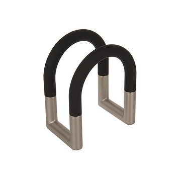 Suport pentru servetele cu forma pivotanta, Swivel, 11.4 x 8.3 x 12.7 cm, Argintiu/Negru Suport pentru servetele cu forma pivotanta, Swivel, 11.4 x 8.3 x 12.7 cm, Argintiu/Negru