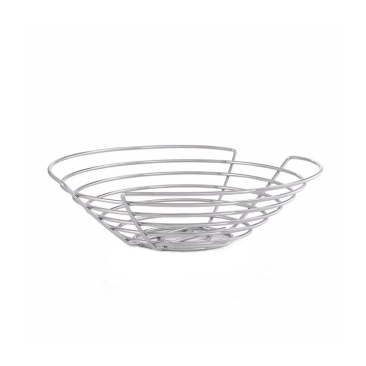 Фруктиера от хромирана стомана, 30 х 7 см, сребриста