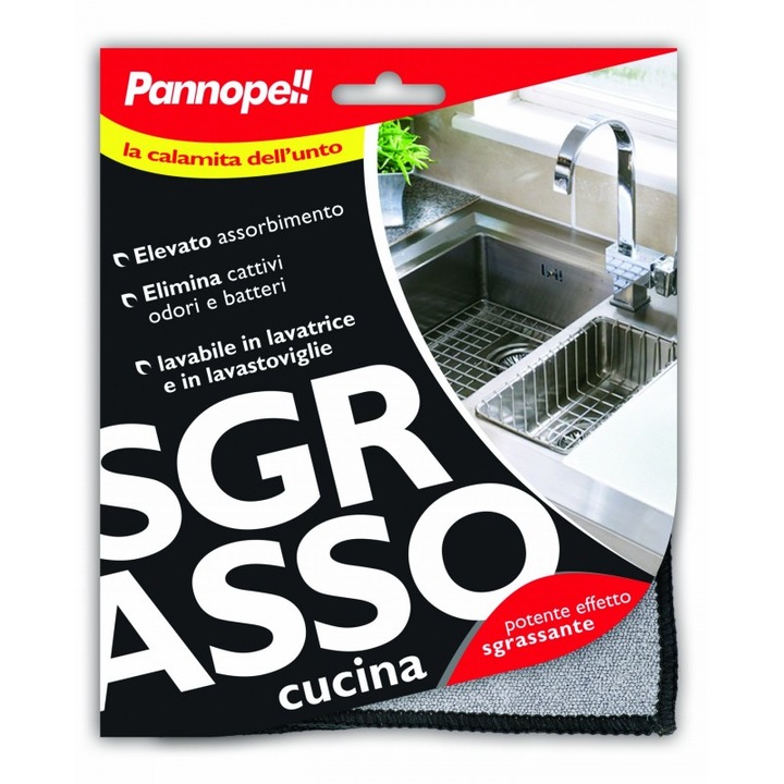 Laveta, Eudorex, Microfibra, 30x32cm, Gri