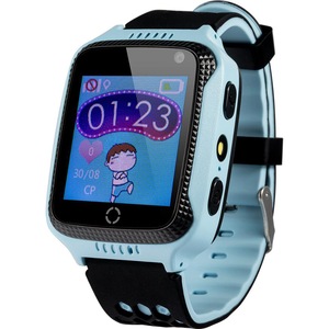 Ceas smartwatch copii Wonlex GW500S, GPS, Functie telefon, SIM prepay cadou, Albastru