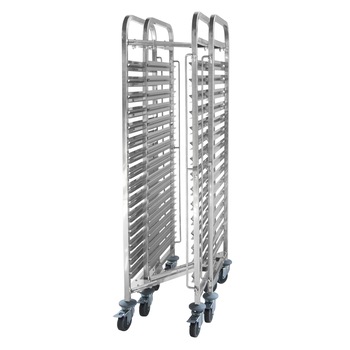 Carucior pentru debarasare tavi, cu roti, capacitate 15 tavi x GN 1/1 (530x325 mm), Hendi, compact, din inox, 36x55x(H)170 cm Carucior pentru debarasare tavi, cu roti, capacitate 15 tavi x GN 1/1 (530x325 mm), Hendi, compact, din inox, 36x55x(H)170 cm