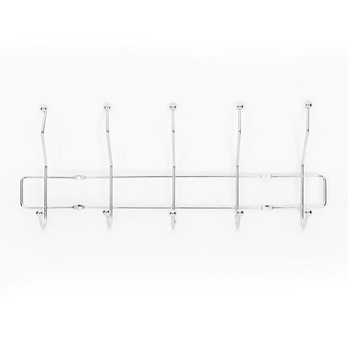 Cuier metalic cu 10 agatatori, cromat, 39X12X5 cm Cuier metalic cu 10 agatatori, cromat, 39X12X5 cm