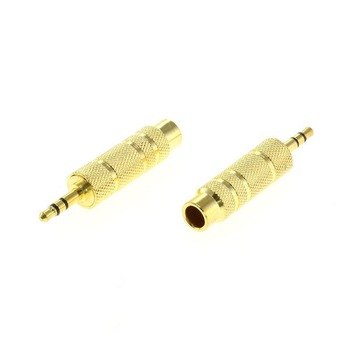 Set adaptor JACK 6,35mm 3.5mm Stereo aurit - 2 bucati Set adaptor JACK 6,35mm 3.5mm Stereo aurit - 2 bucati
