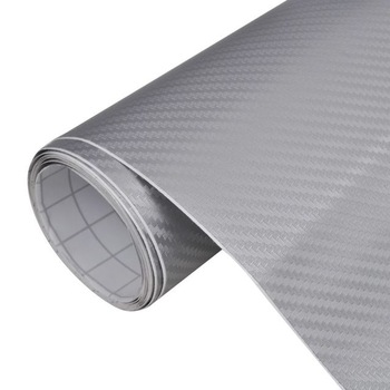 Folie carbon auto 3D, 2 x 1.27 M, Argintiu Folie carbon auto 3D, 2 x 1.27 M, Argintiu