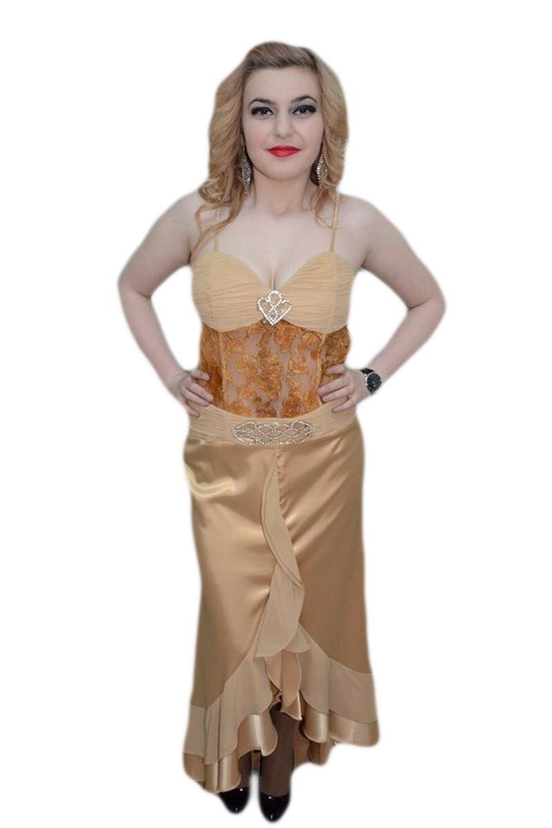 Rochie aniversara deosebita, dantela, D&J Exclusive, Maro