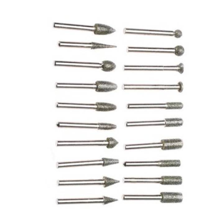 Set , Trusa freze diamantate ,20 piese
