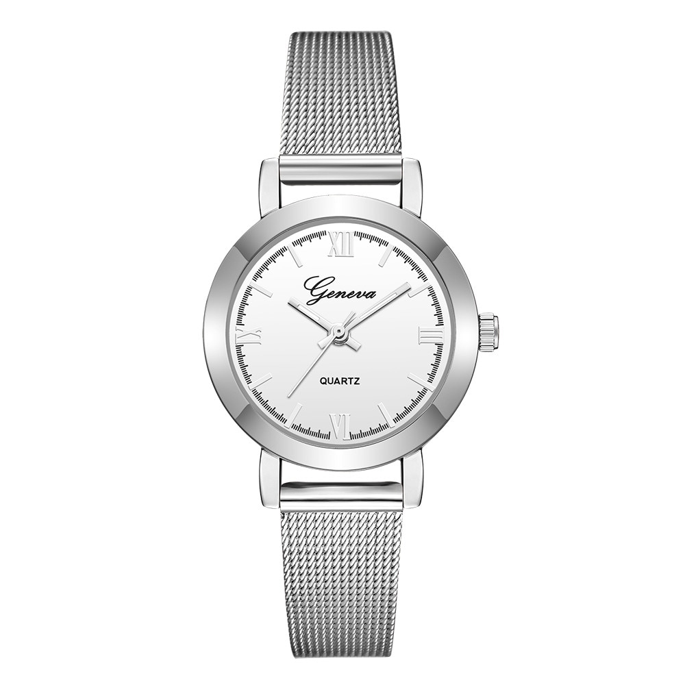 Ceas de dama Geneva, bratara metalica, stil Casual, CS653