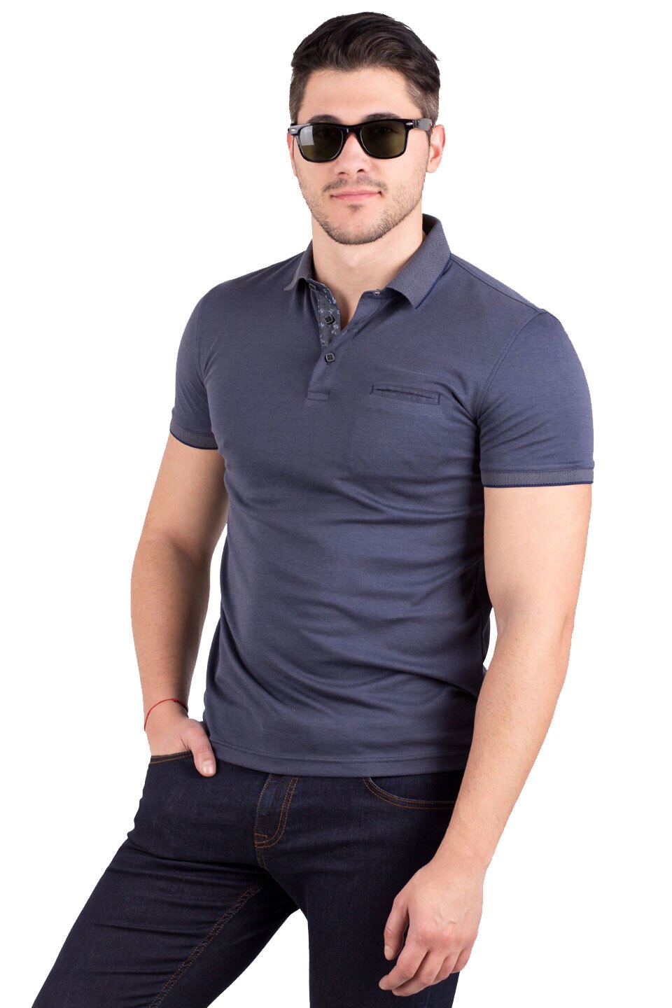 Tricou pentru barbati STYLER, Albastru, L