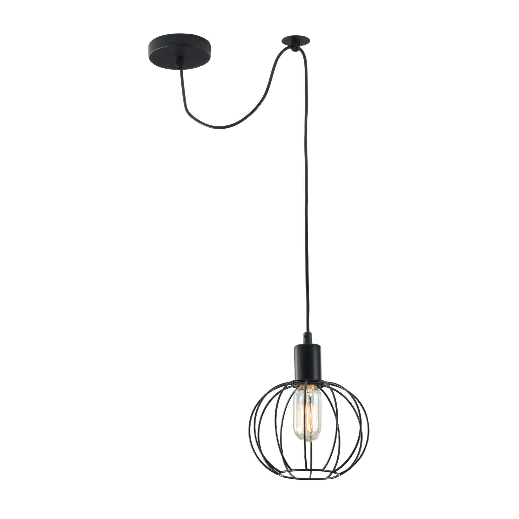 Pendul LOFT Monza Negru ,1 X 40W E27