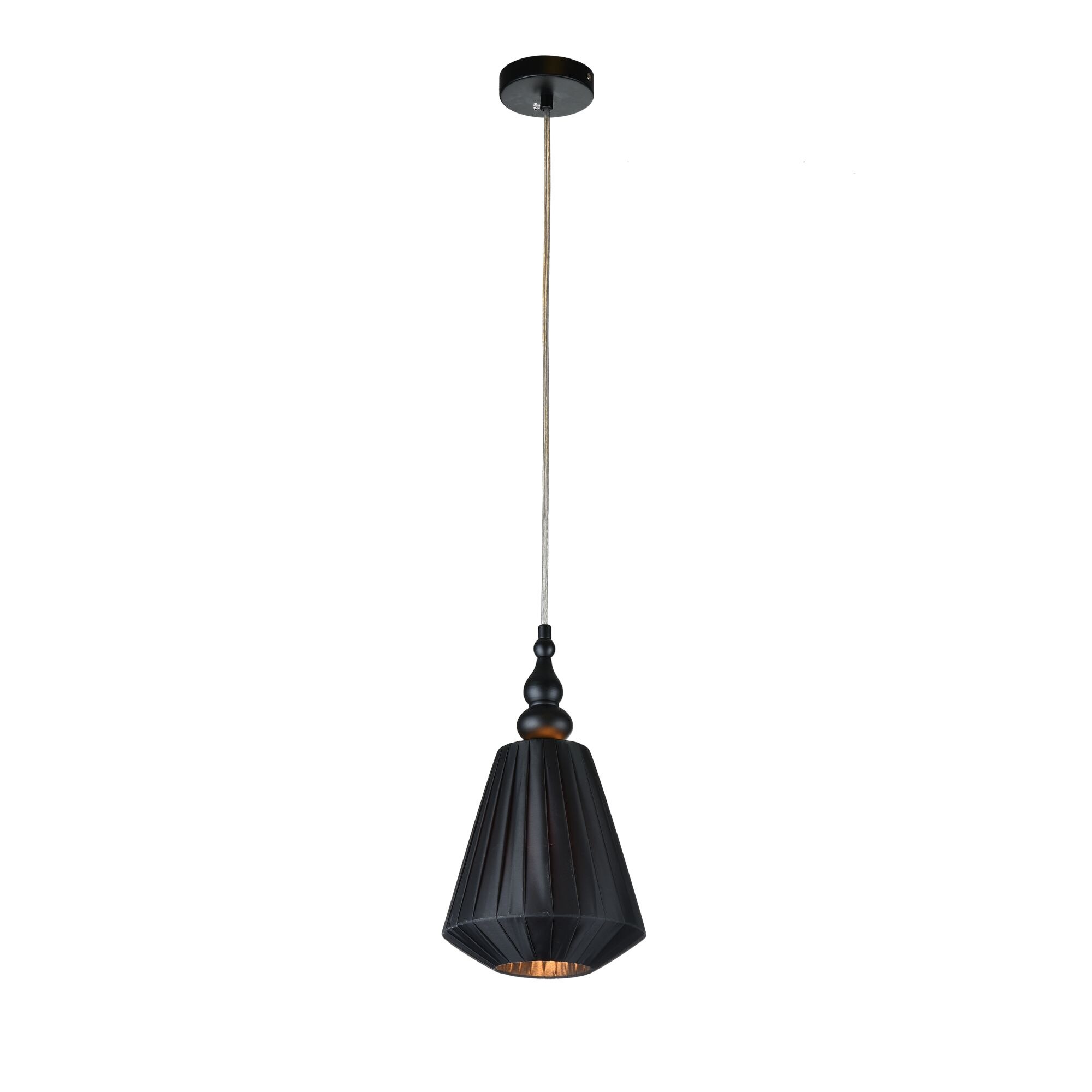 Pendul Maytoni Modern Majorca Negru ,1 X 40W E14
