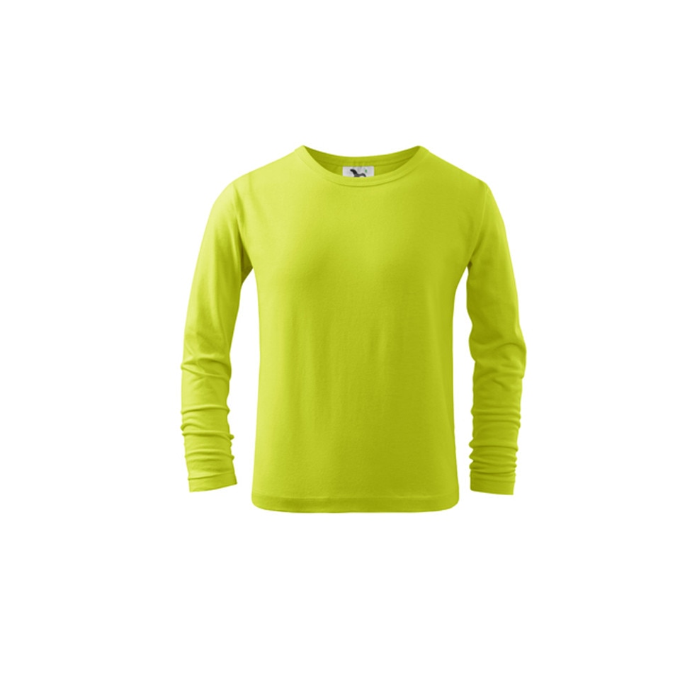 Tricou copii maneca lunga, Lime