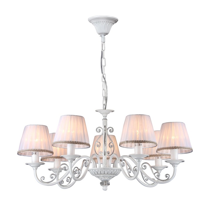 Класически полилей Maytoni Sunrise Snow White, 7 X 40W, E14