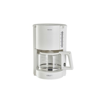 Cafetiera KRUPS ProAroma F 309 01, alb, cana de sticla Cafetiera KRUPS ProAroma F 309 01, alb, cana de sticla