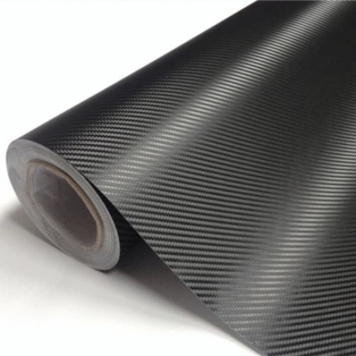 Folie carbon auto 3D, 2 x 1.27 M, Negru