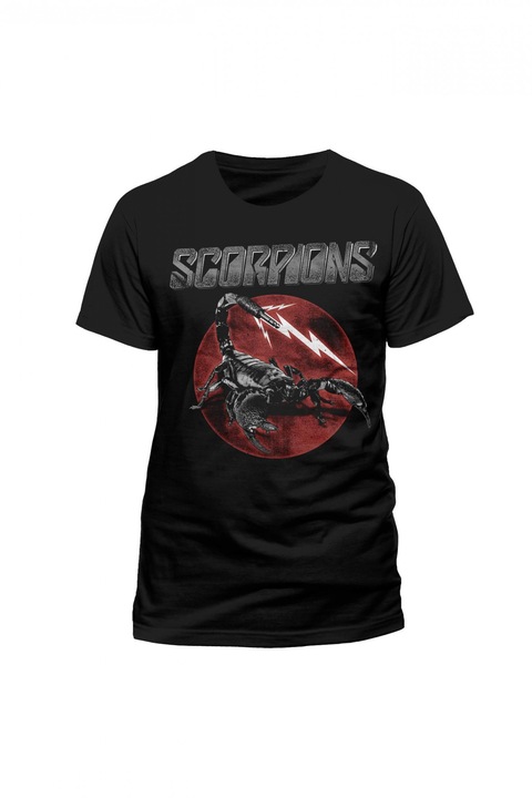 Tricou negru pentru barbati: Scorpions - Logo, L