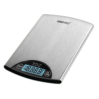 Cantar de bucatarie din inox mat KingHoff, capacitate 5 Kg Cantar de bucatarie din inox mat KingHoff, capacitate 5 Kg