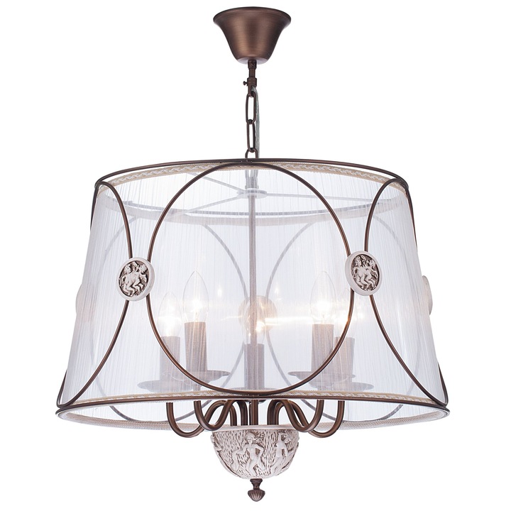 Бронзов полилей Maytoni Classic Letizia, 5 X 40 W E14