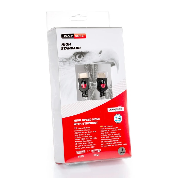 Cablu HDMI 3D, Eagle High Standard, 3.0m