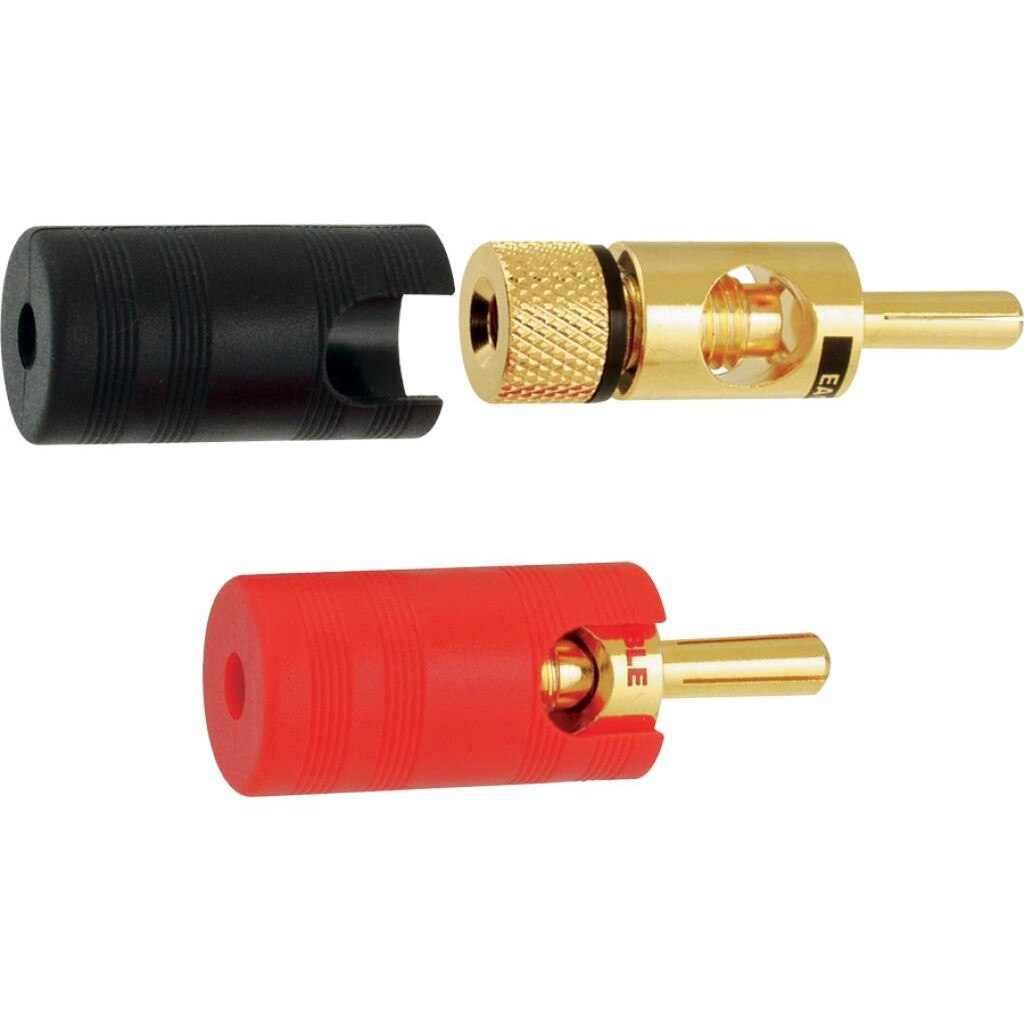 Conector Banana Eagle Luxus, set de 4 bucati