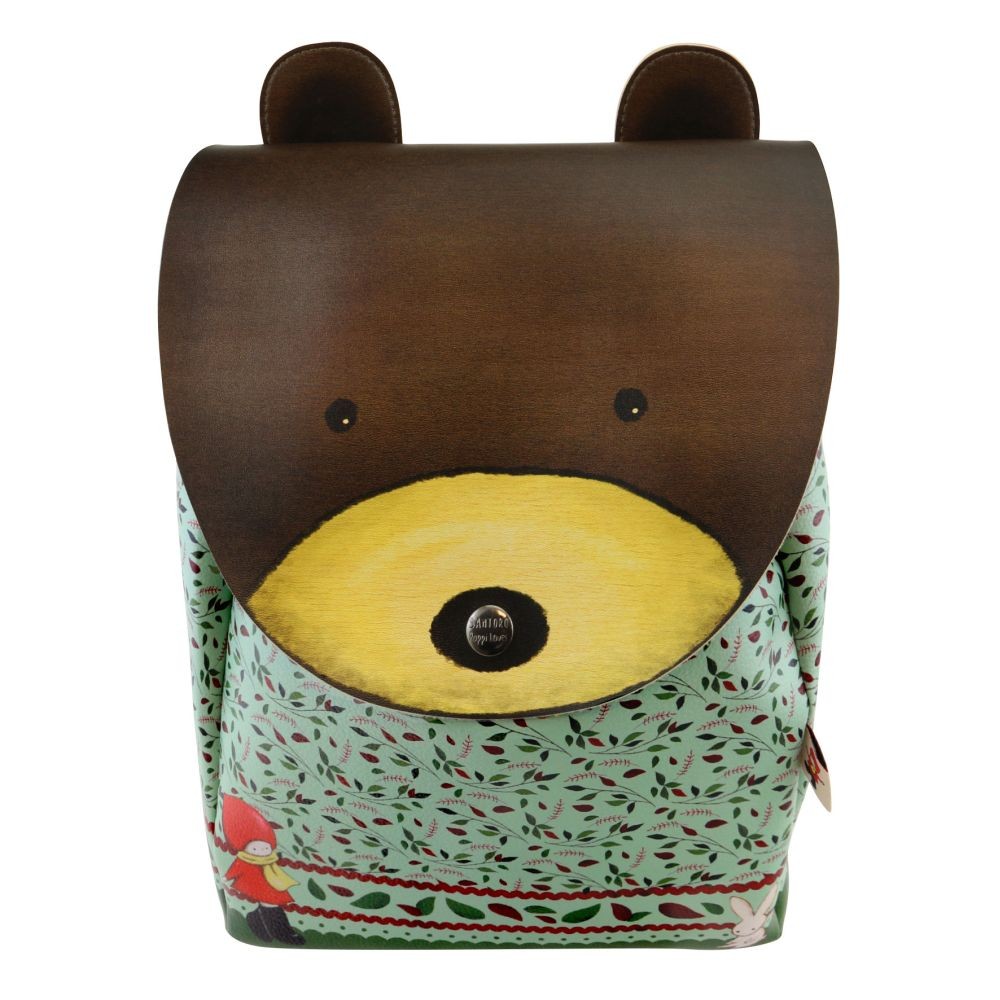 Rucsac gradinita Poppi Love, Bear, 26.5 x 26 x 10 cm