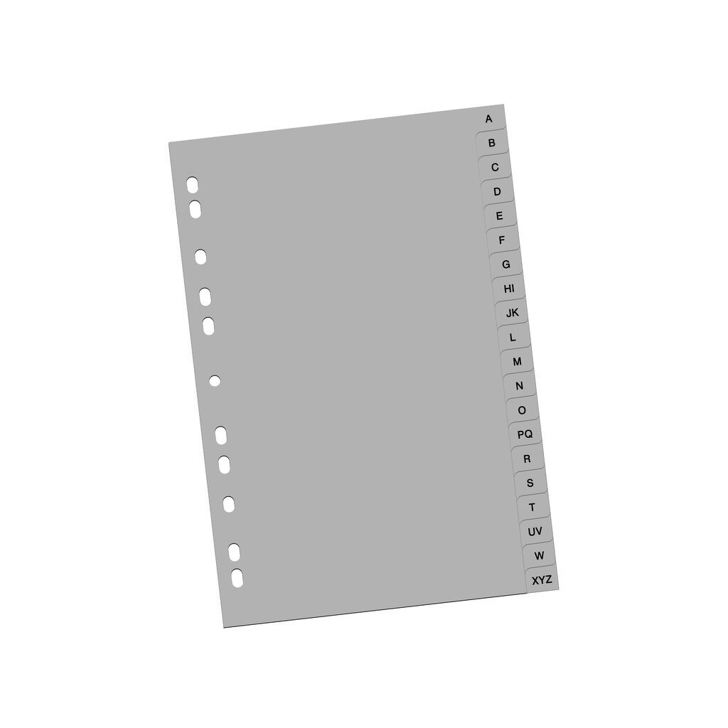 Index din plastic A-Z