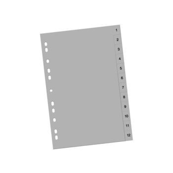 Index din plastic 1-12 Index din plastic 1-12