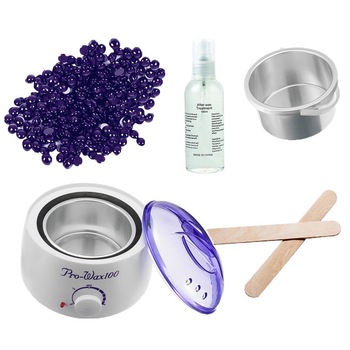 Kit Epilare No.602 cu Ceara Epilare Granule Refolosibila - Lavander Wax Kit Epilare No.602 cu Ceara Epilare Granule Refolosibila - Lavander Wax