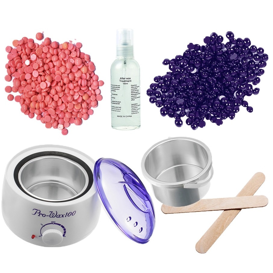 Kit Epilare No.613 cu Ceara Epilare Granule Refolosibila - Double Wax (2x100g)