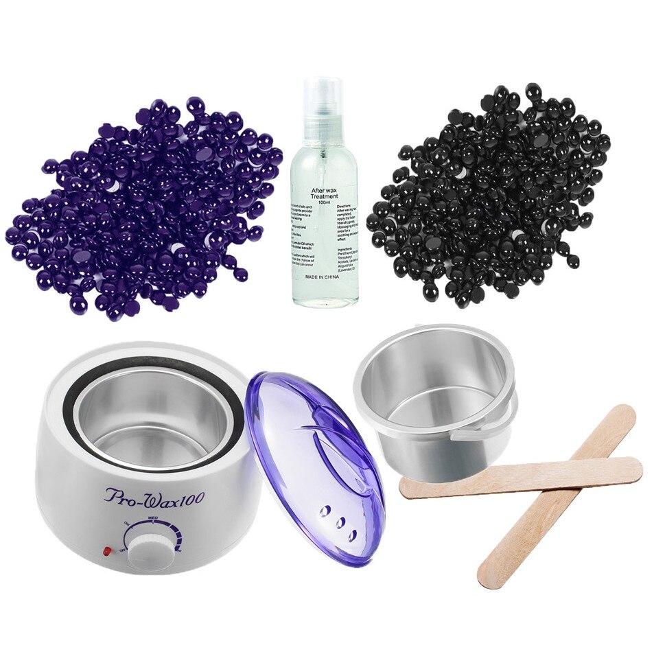 Kit Epilare No.615 cu Ceara Epilare Granule Refolosibila - Double Wax (2x100g)