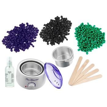 Kit Epilare No.618 cu Ceara Epilare Granule Refolosibila - Triple Wax (3x100g) Kit Epilare No.618 cu Ceara Epilare Granule Refolosibila - Triple Wax (3x100g)