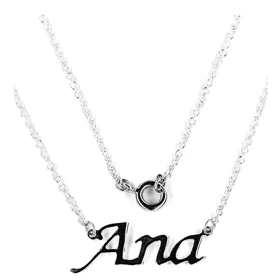 Colier argint 925 rodiat cu numele Ana - BeSpecial 3573, 45, Argintiu