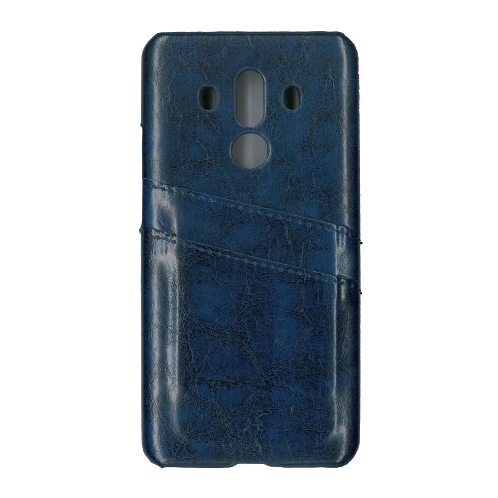 Carcasa de protectie cu buzunare card, EuroCell, pentru Huawei Mate 10 Pro, albastru