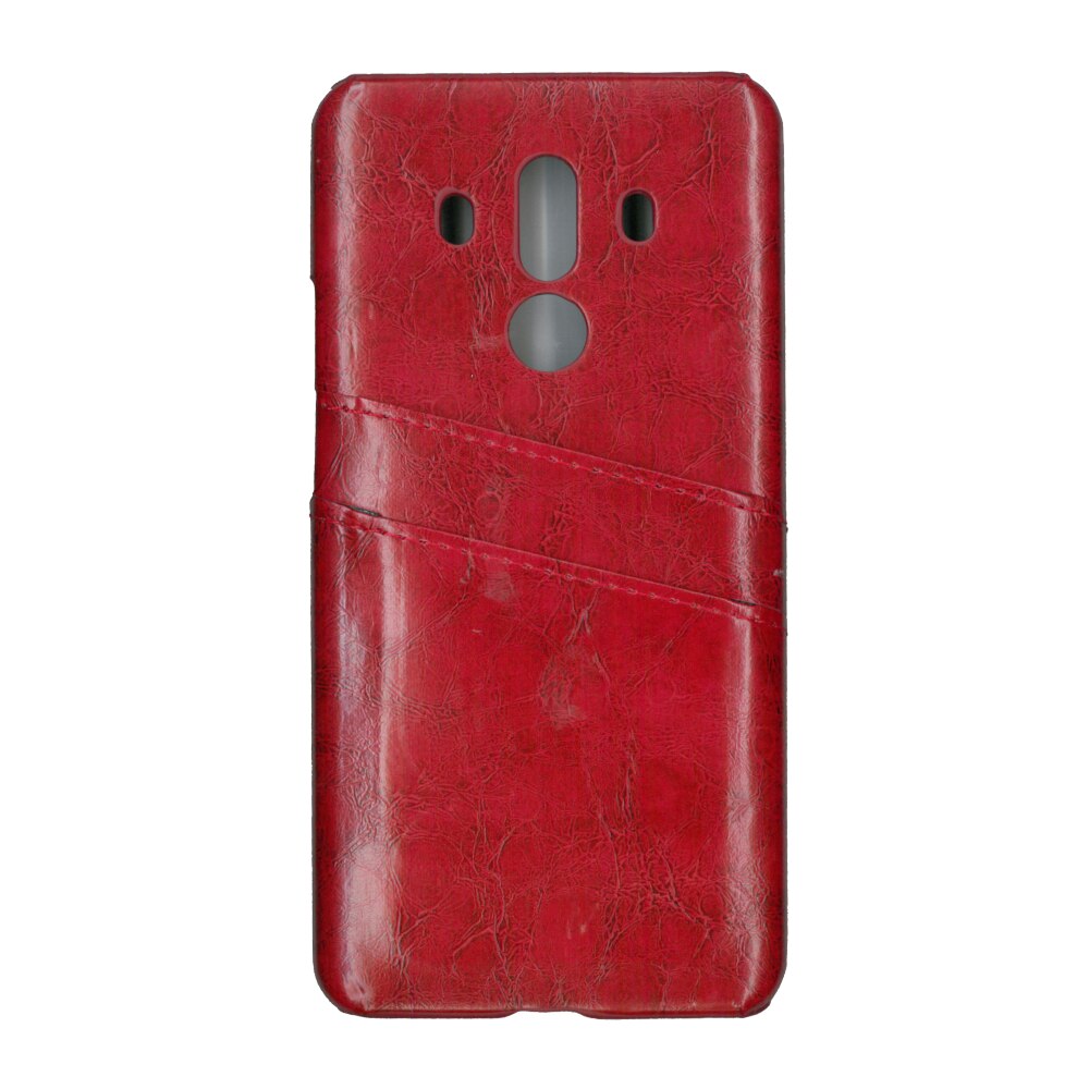 Carcasa de protectie cu buzunare card, EuroCell, pentru Huawei Mate 10 Pro, rosu