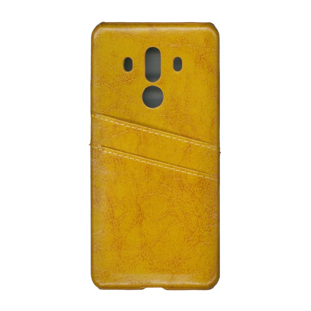 Carcasa de protectie cu buzunare card, EuroCell, pentru Huawei Mate 10 Pro, maro