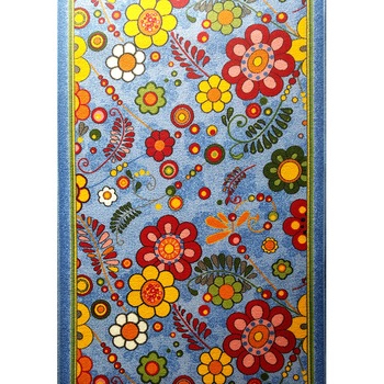 Traversa Flori, Albastru, 100x400 cm, 820 gr/mp, 1x4 m Albastru 100.00000000x400.00000000 Traversa Flori, Albastru, 100x400 cm, 820 gr/mp, 1x4 m Albastru 100.00000000x400.00000000