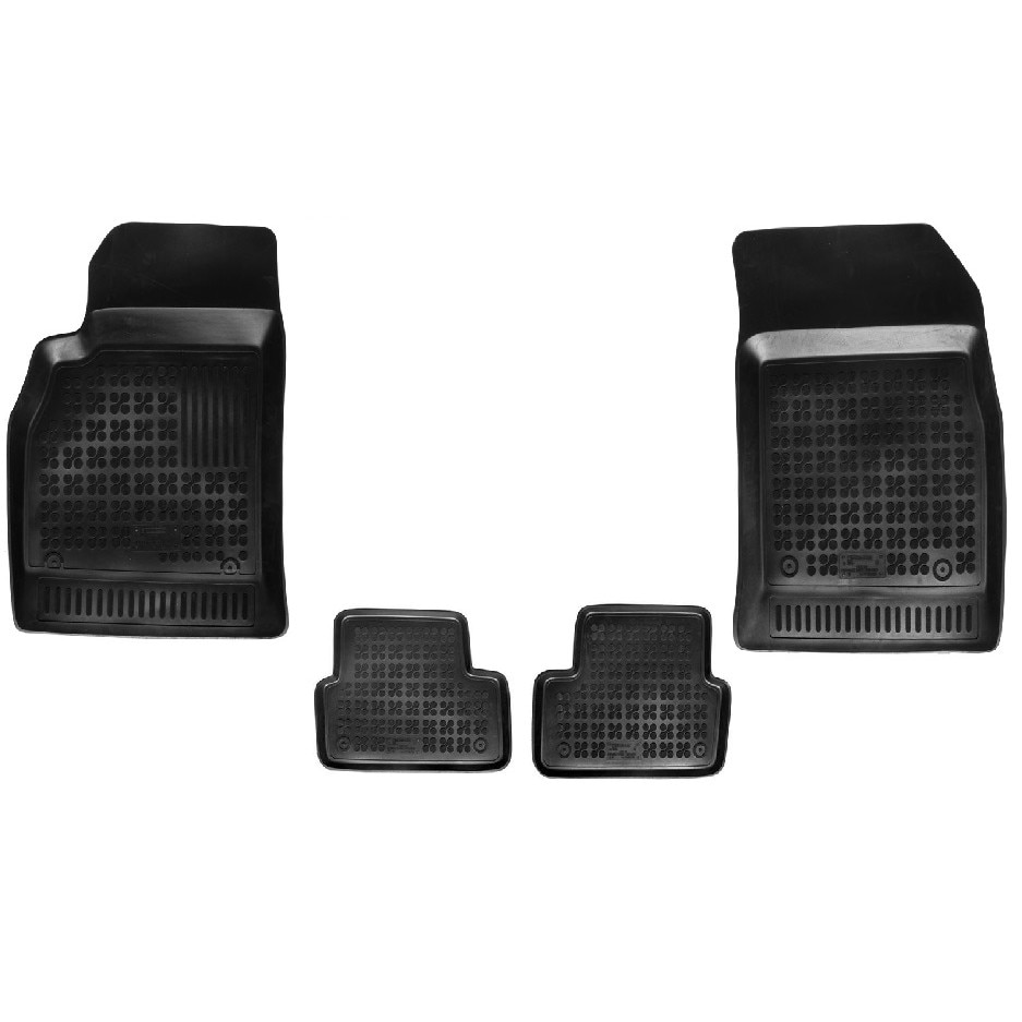 Set 4 covorase interior cauciuc stil tavita MAGSTAR LUX dedicate, compatibile cu Chevrolet Cruze 2009-, Negru