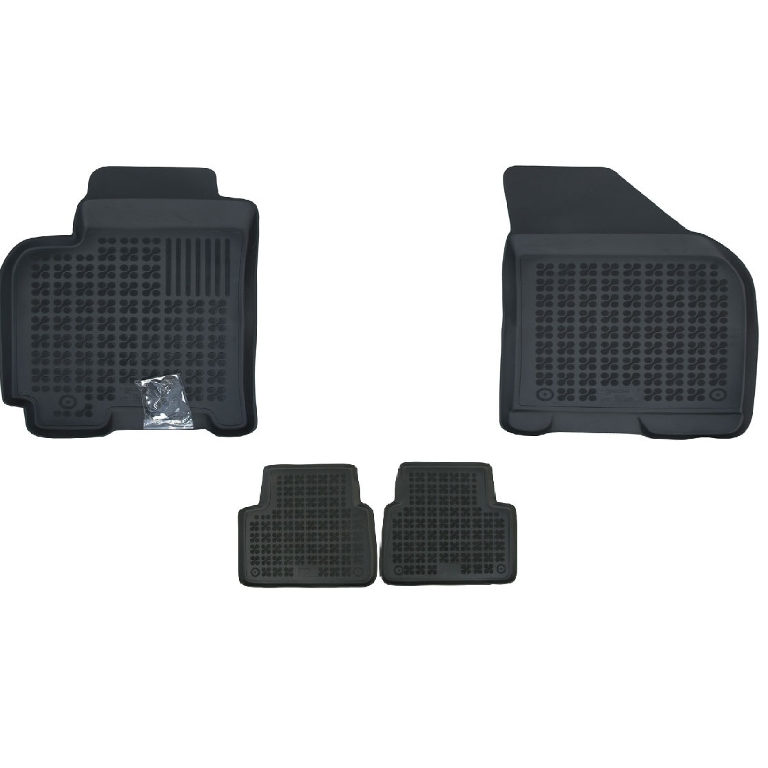 Set 4 covorase interior cauciuc stil tavita MAGSTAR LUX dedicate, compatibile cu Chevrolet Lacetti 2004-2010, Negru