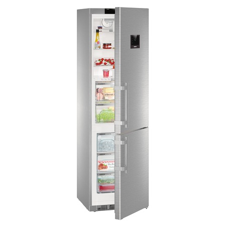 Combina frigorifica Liebherr CBNPes 4878, 338 l, Clasa A+++, No Frost, H 201 cm, Argintiu