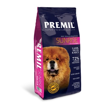Hrana de caini Premil Sunrise pentru intarirea sistemului imunitar, 15 Kg Hrana de caini Premil Sunrise pentru intarirea sistemului imunitar, 15 Kg