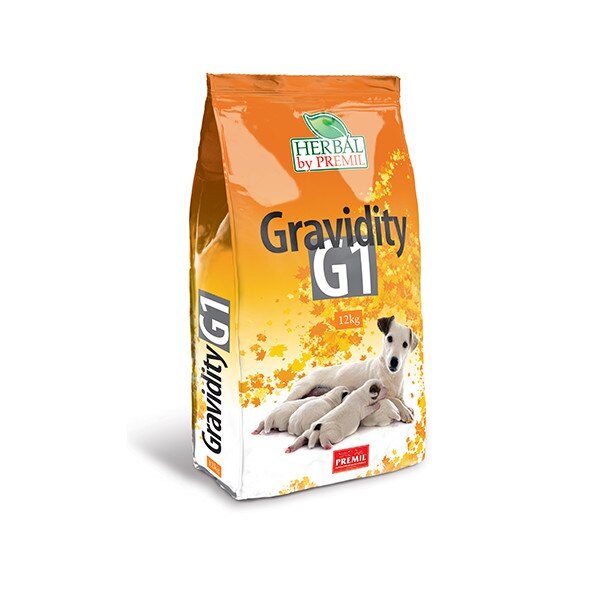 Hrana pentru Caini, Premil Gravidity G1, Stimuleaza reproducerea, Femele si Masculi, 12 Kg